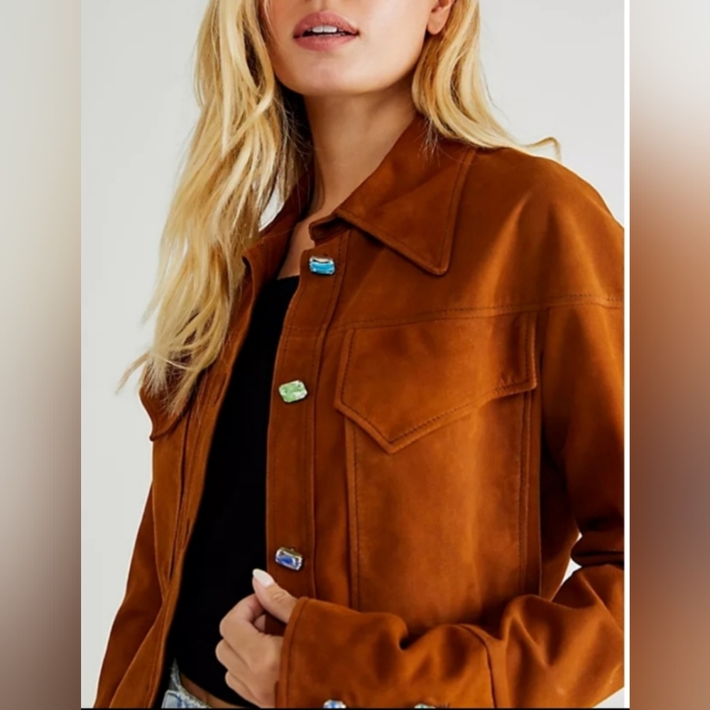 NWOT Free people Dancassab Maria shacket